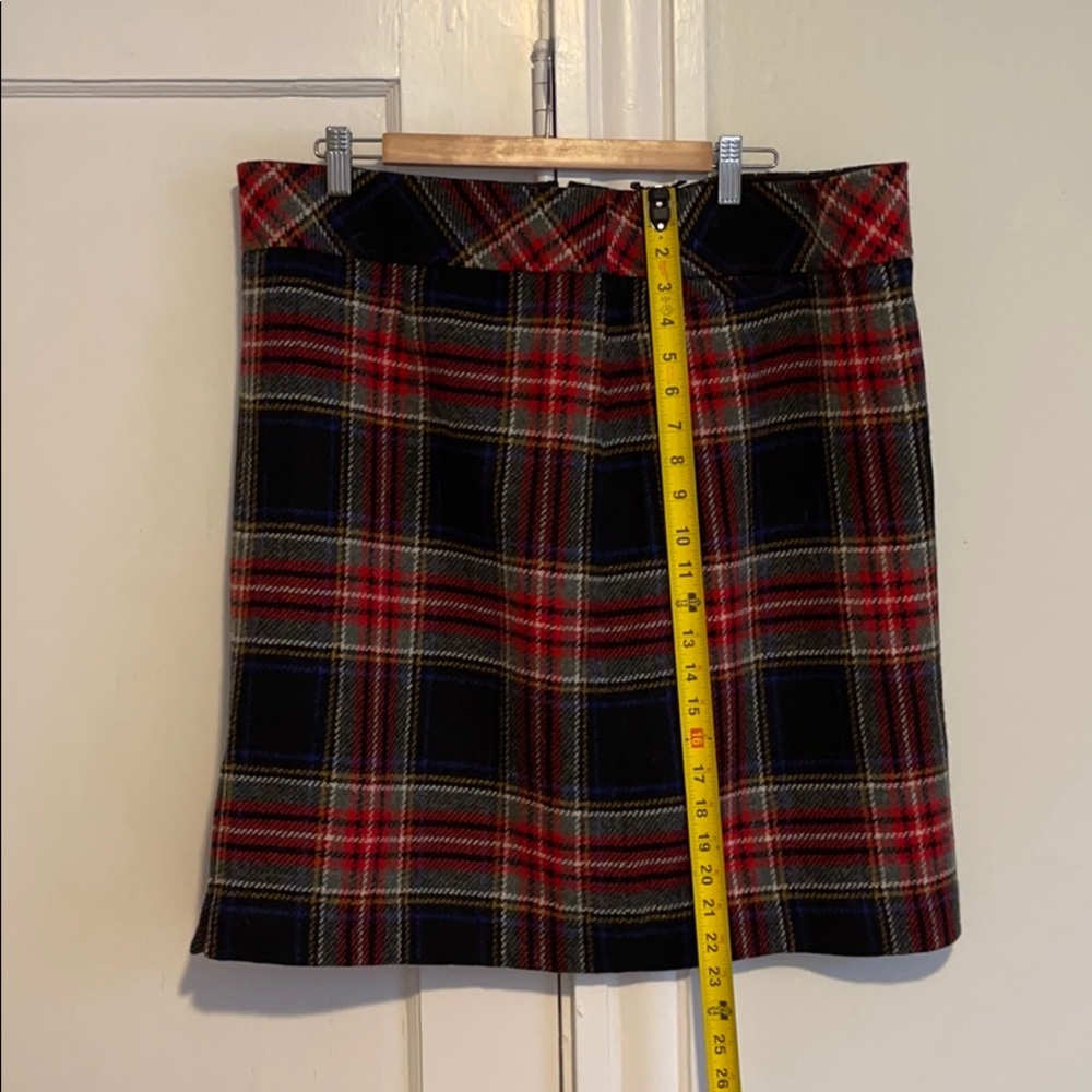 Andover plaid skirt